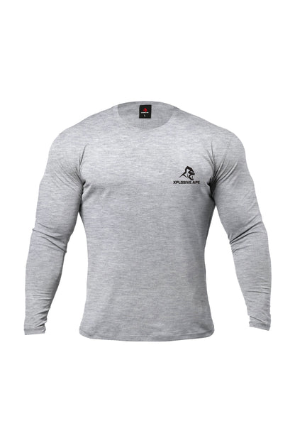XAPE Futuristic V2 Long Sleeve Tee - Sports Grey