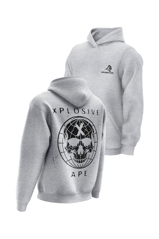 XAPE Global Hoodie - Heather Grey