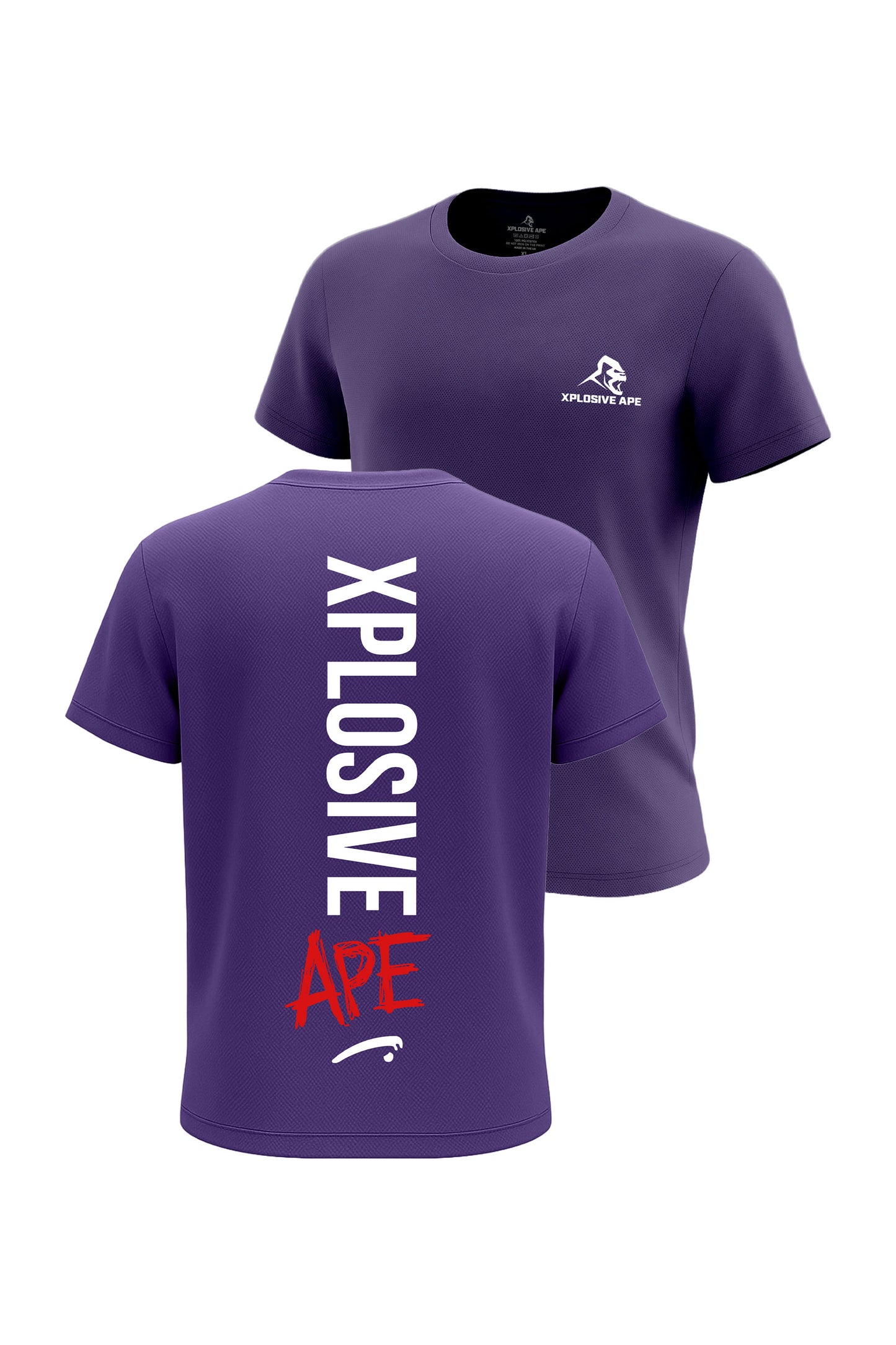 XAPE Graffiti Tech Tee - Purple