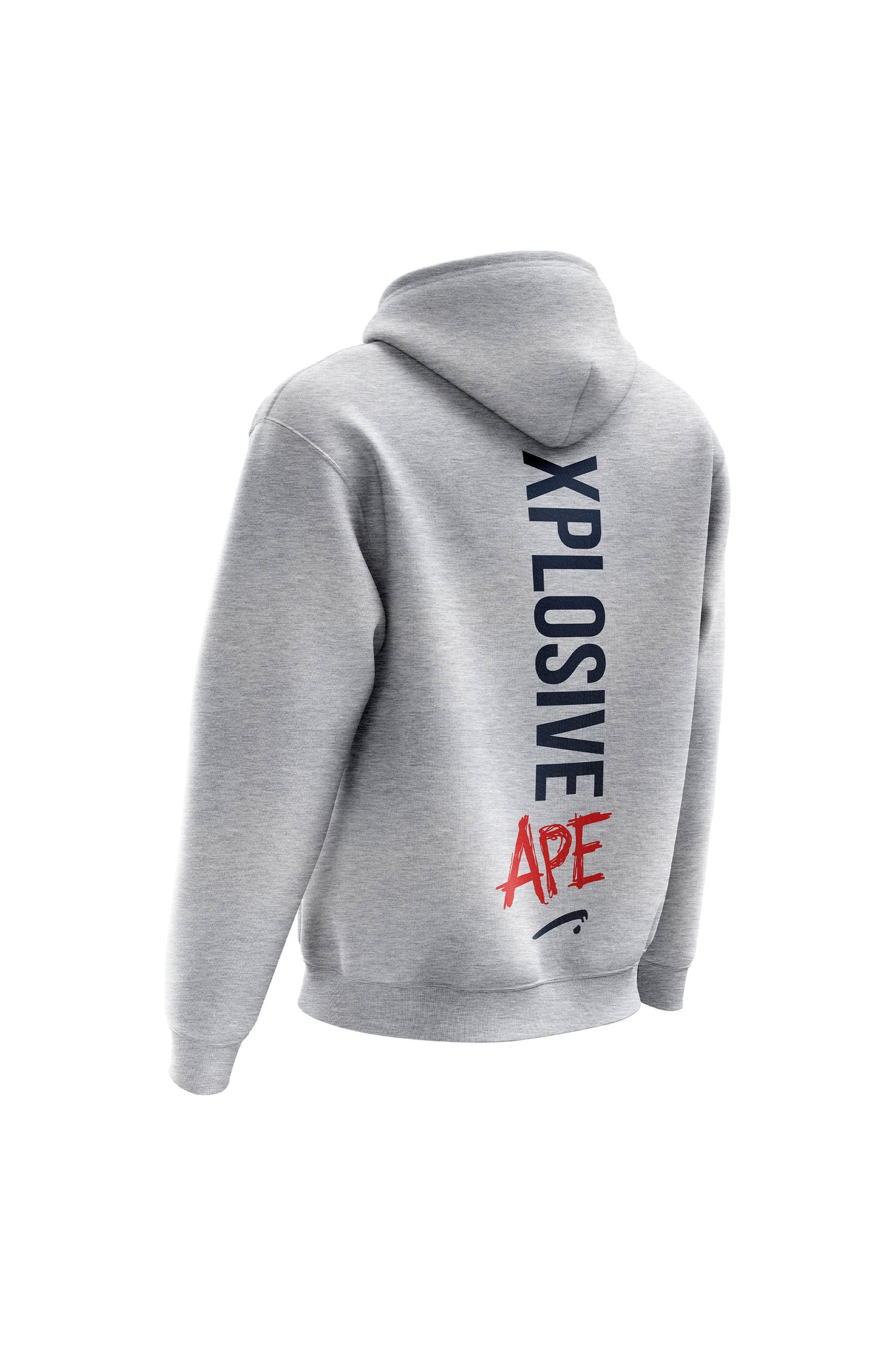 XAPE Graffiti V2 String Hoodie - Sports Grey