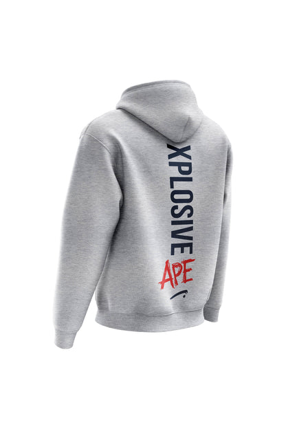 XAPE Graffiti V2 String Hoodie - Sports Grey