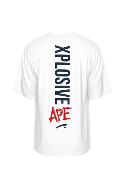 XAPE Graffiti V2 Oversized Tee - White