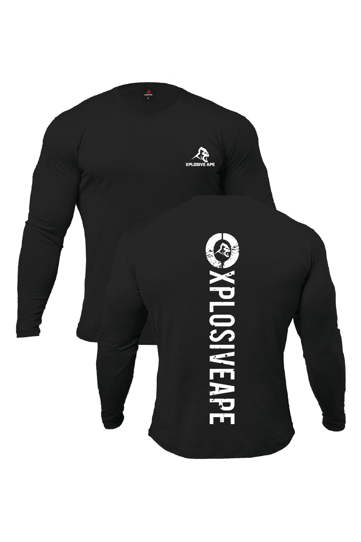 XAPE Impact V2 Long Sleeve Tee - Black