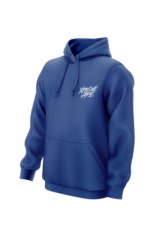 XAPE Classic Logo String Hoodie - Royal Blue