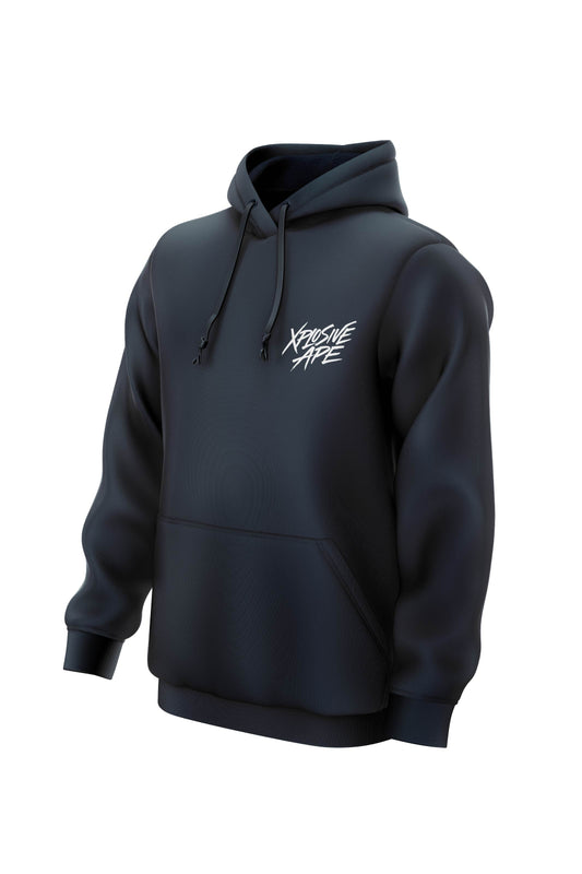 XAPE Classic Logo String Hoodie - Navy