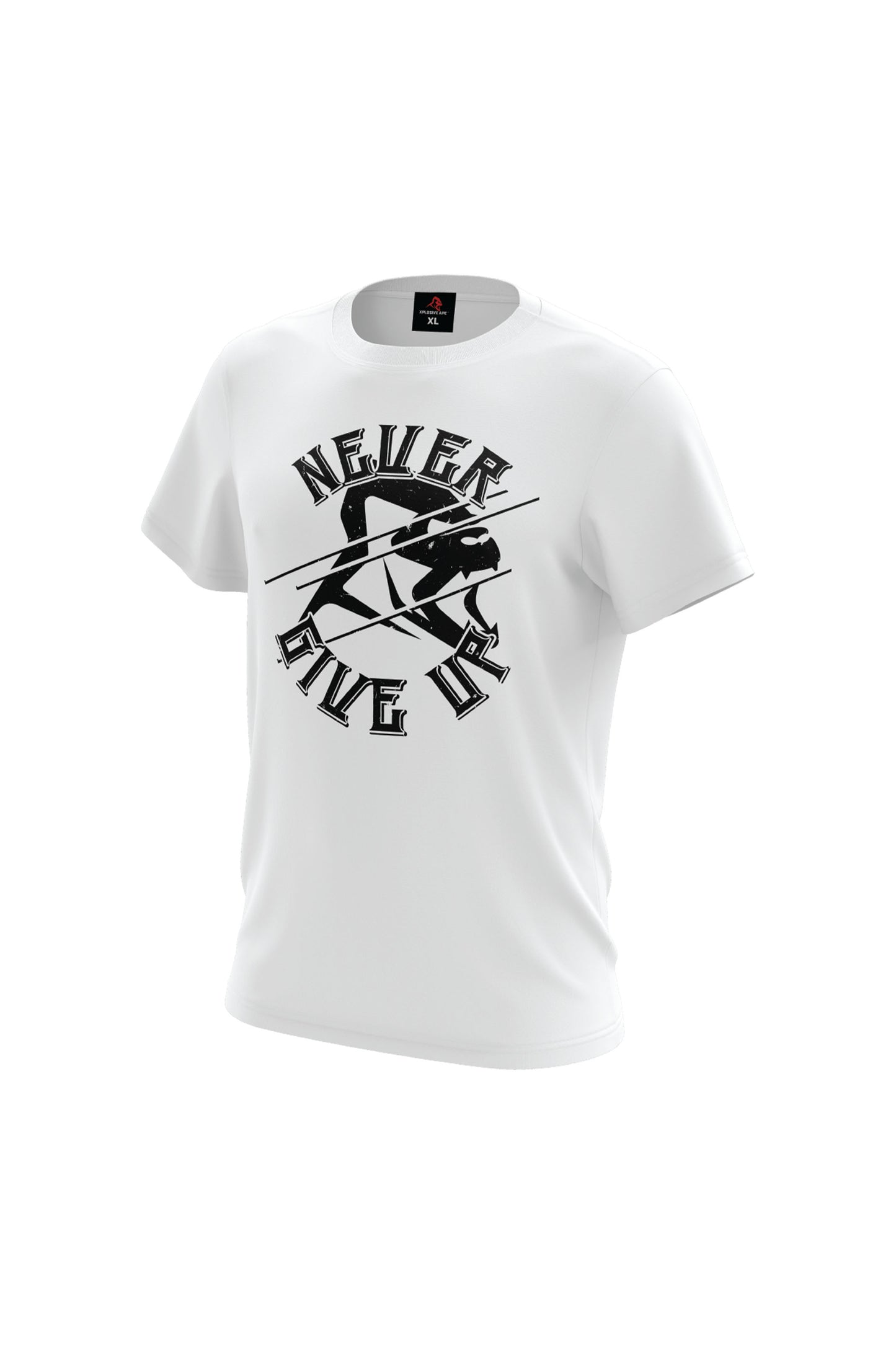 XAPE Never Give Up 3 Tees Pack - White/Sports Grey/Black