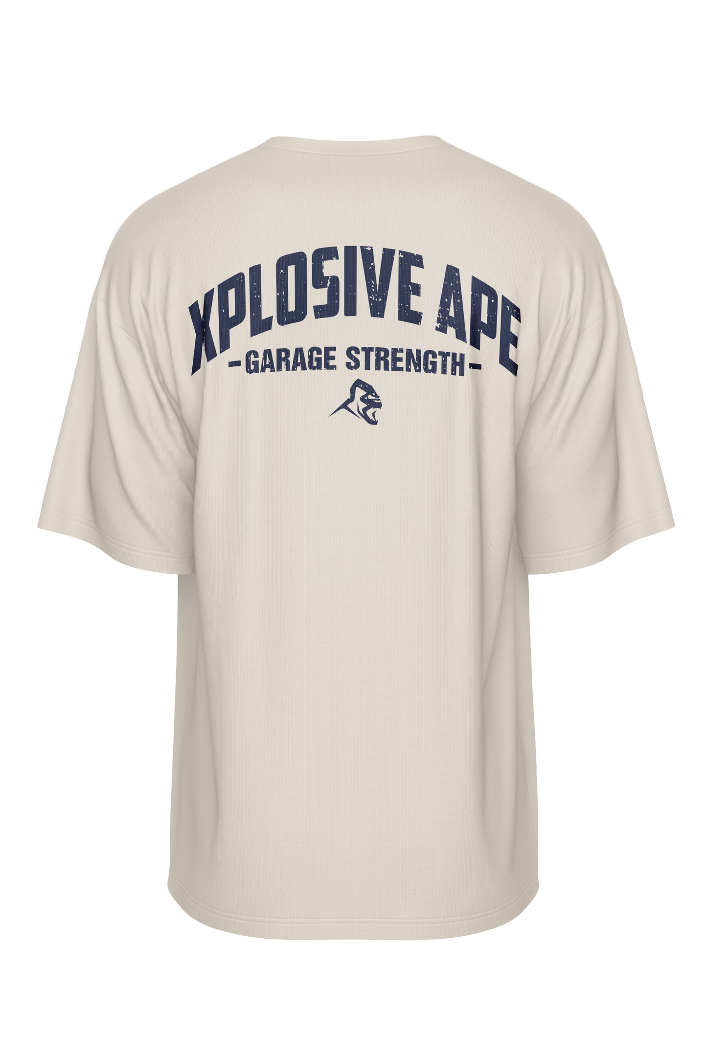 XAPE Garage Strength V2 Oversized Tee - Sand