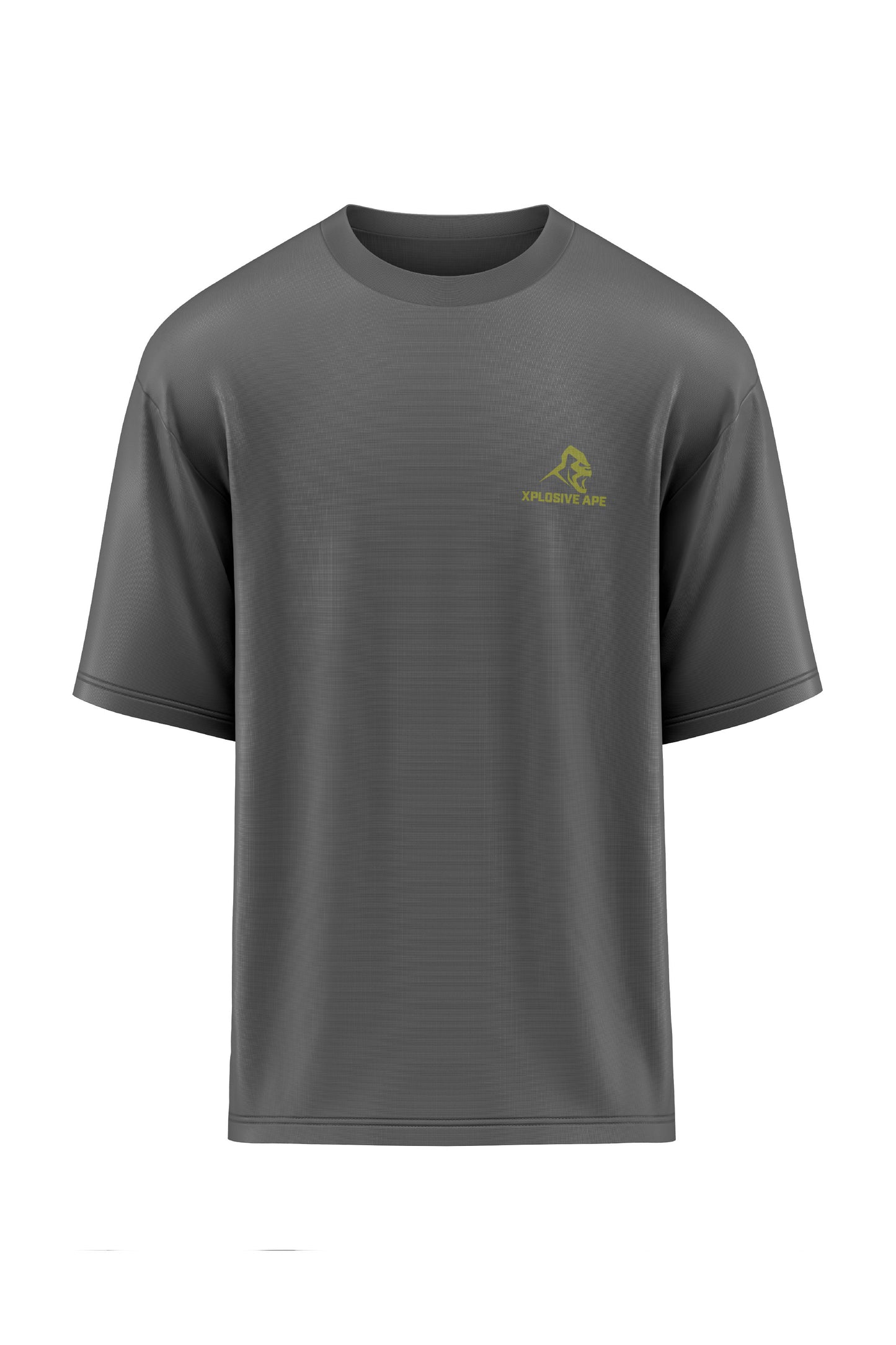 XAPE Garage Strength V2 Oversized Tee - Charcoal