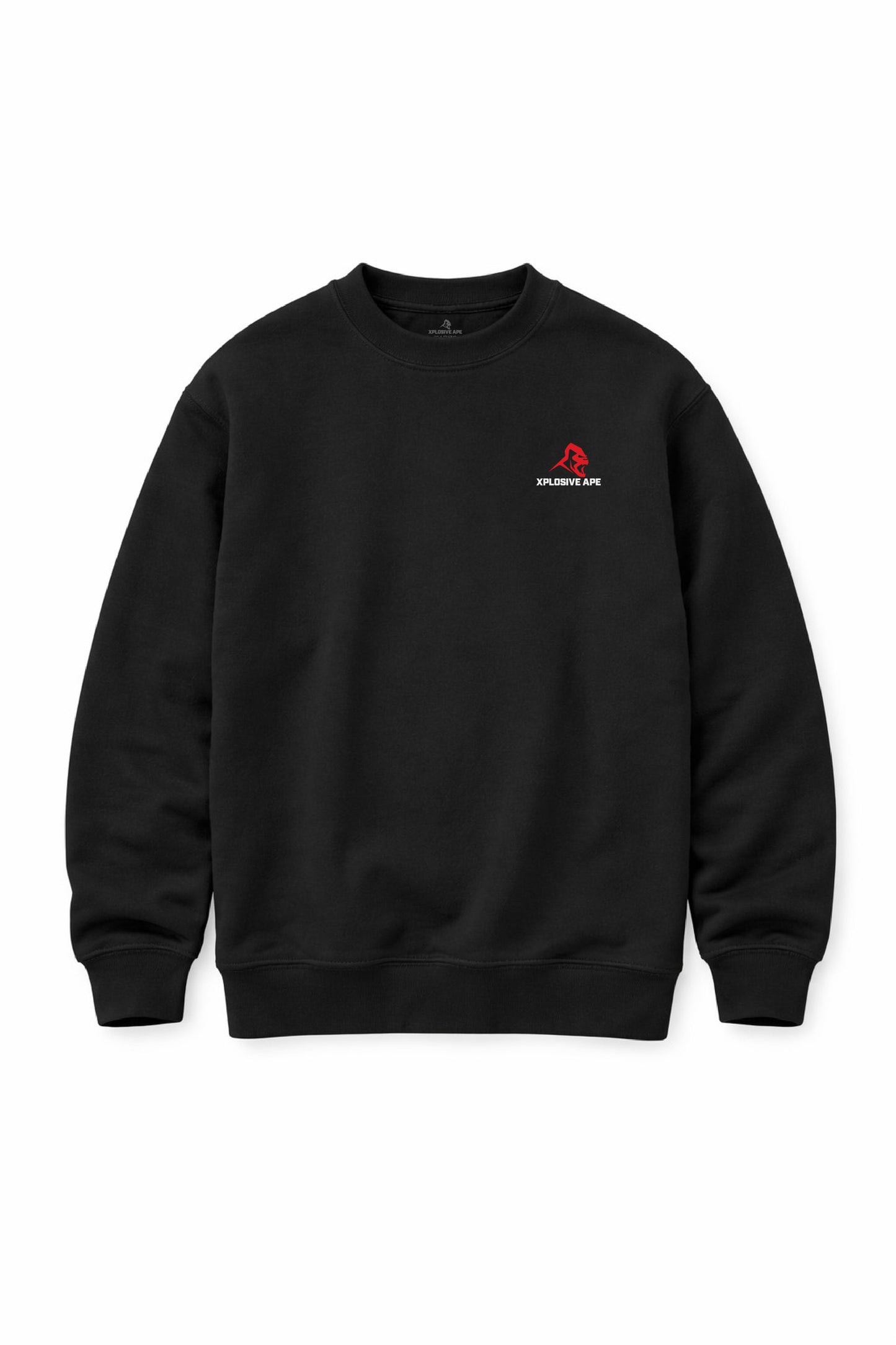 XAPE Original Logo Oversized Sweatshirt - Black