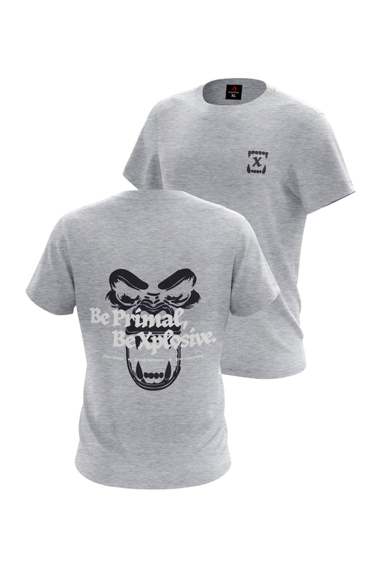 XAPE Primal Power V5 Tee - Sports Grey