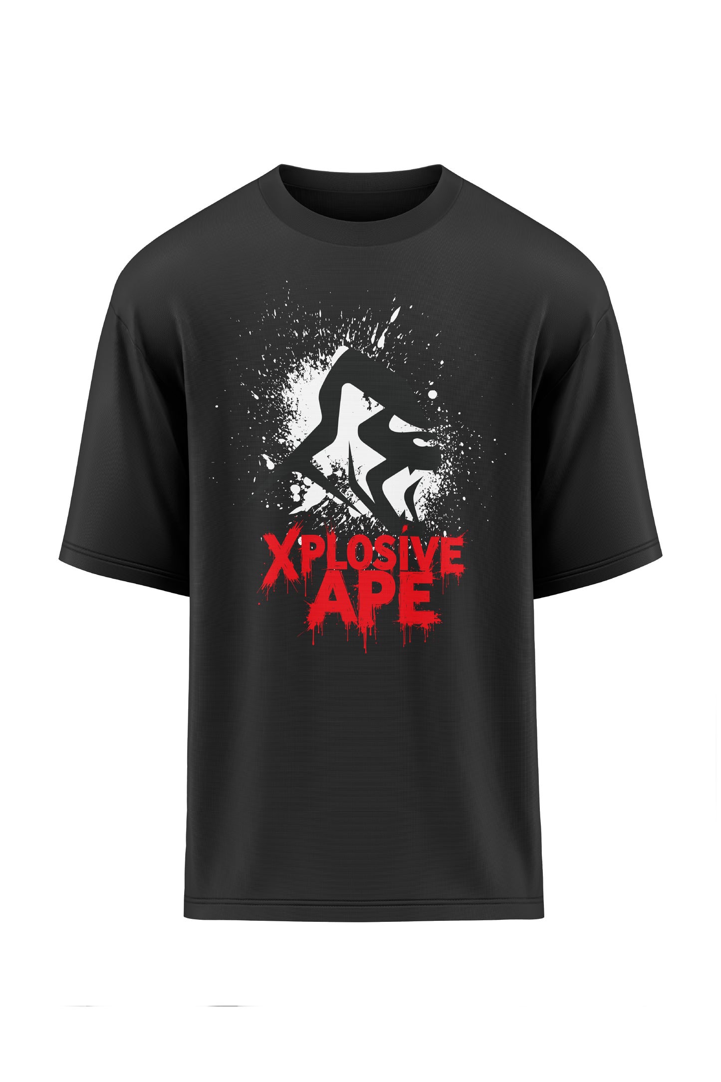 XAPE Rep Bleed Oversized Tee - Black
