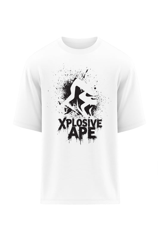 XAPE Rep Bleed Oversized Tee - White