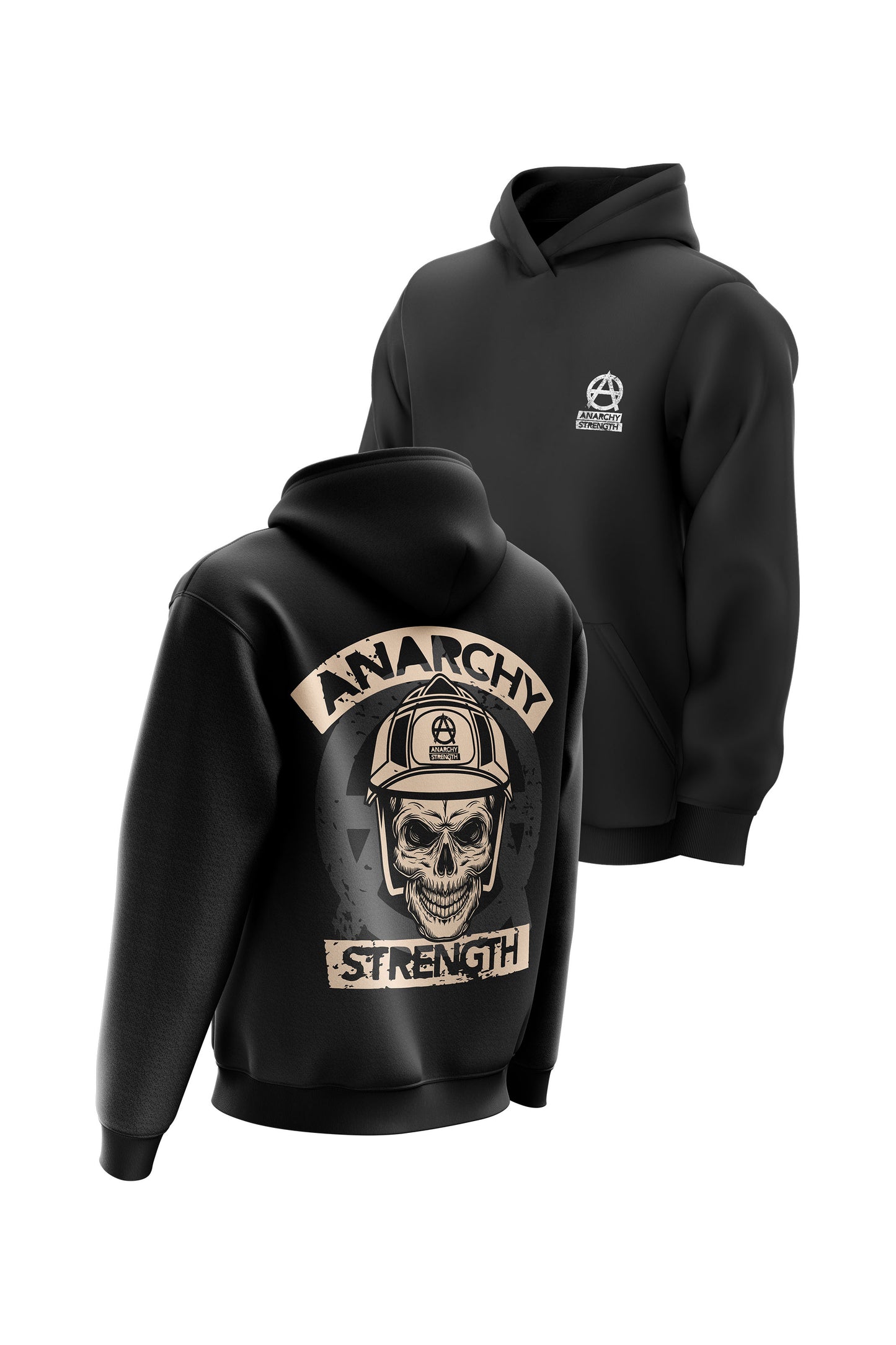 AS Skullcap Hoodie - Black