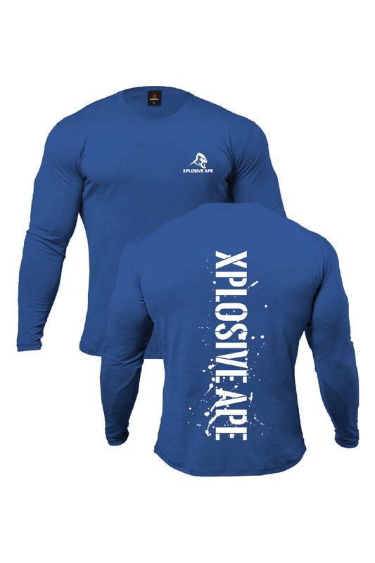 XAPE Smackdown V2 Long Sleeve Tee - Royal Blue