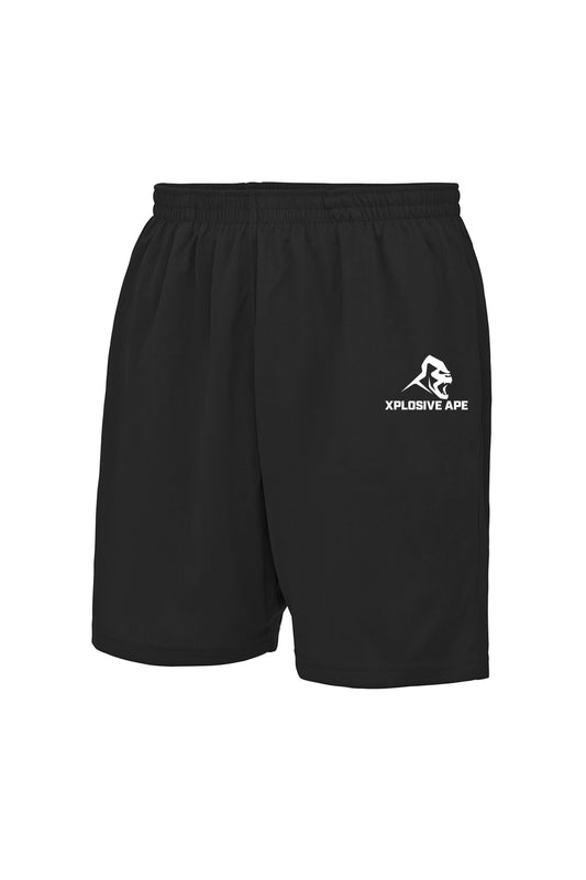 XAPE Classic Logo Mesh Shorts - Black