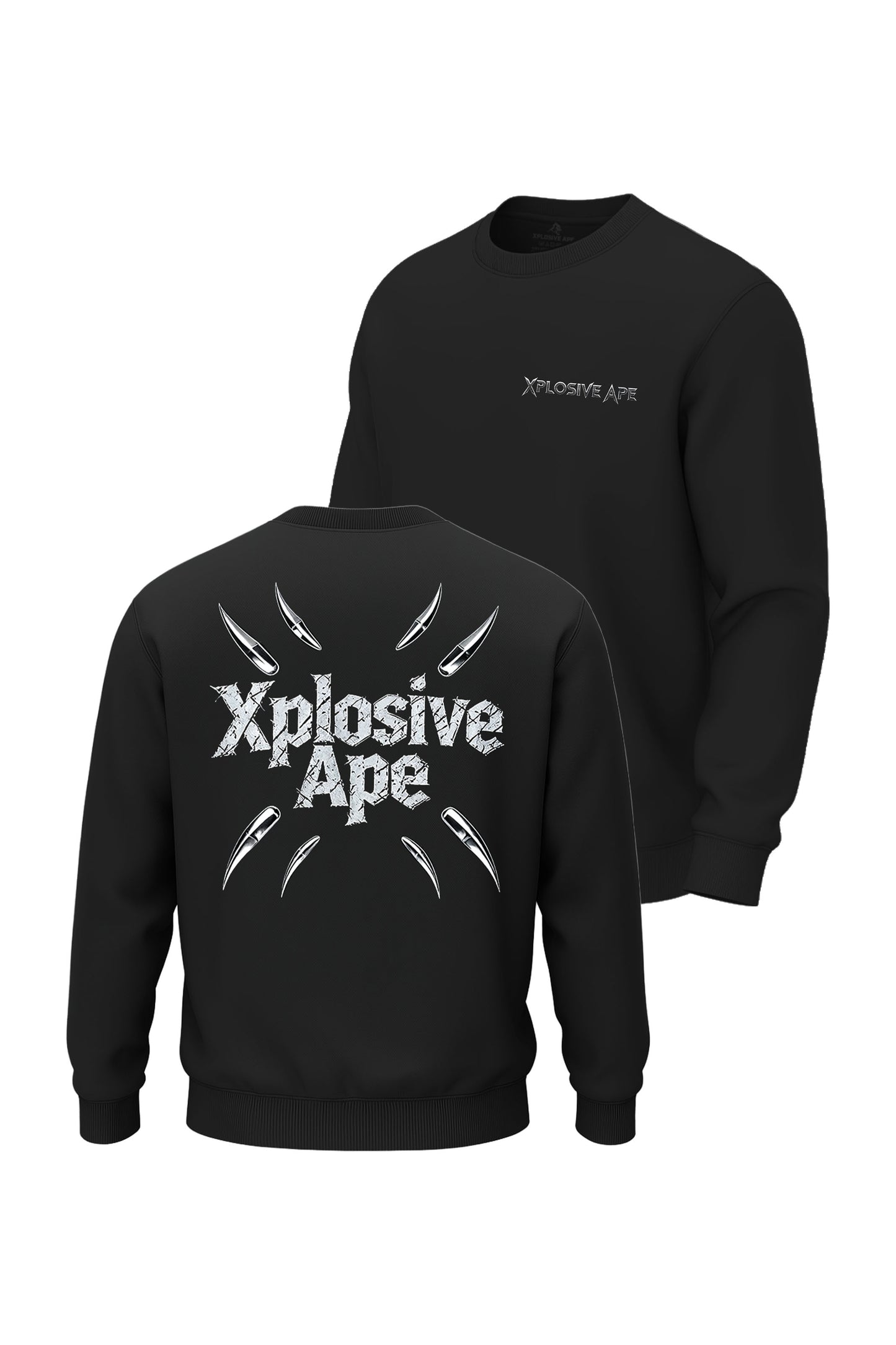 XAPE Shrapnel Burst Sweatshirt - Black