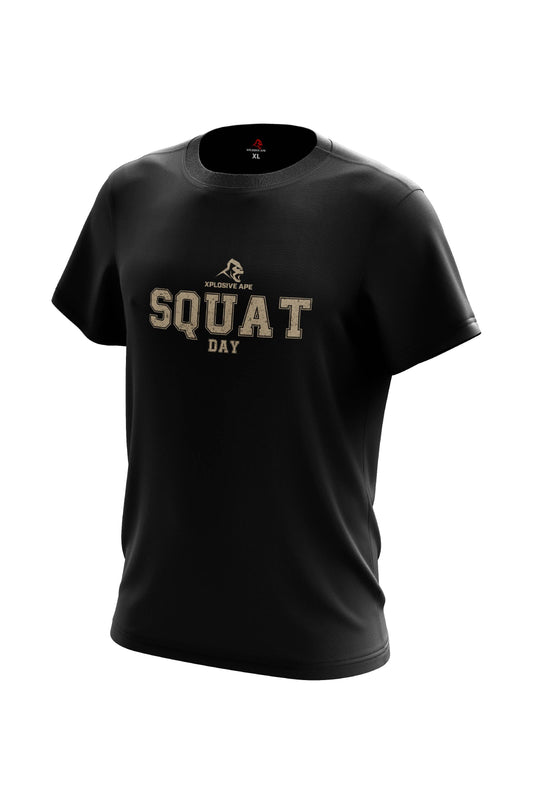 XAPE Squat Day V1 Tee - Black
