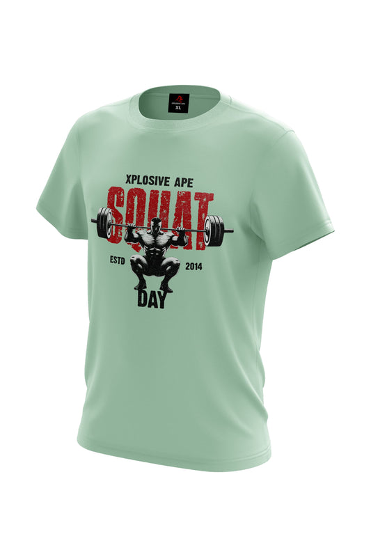 XAPE Squat Day V3 Tee - Mint Green