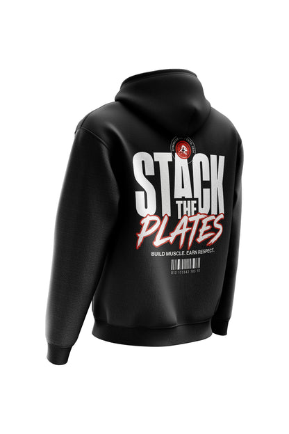 XAPE Stack The Plates Hoodie - Black