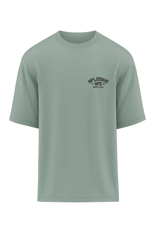 XAPE Staple Oversized Tee - Sage