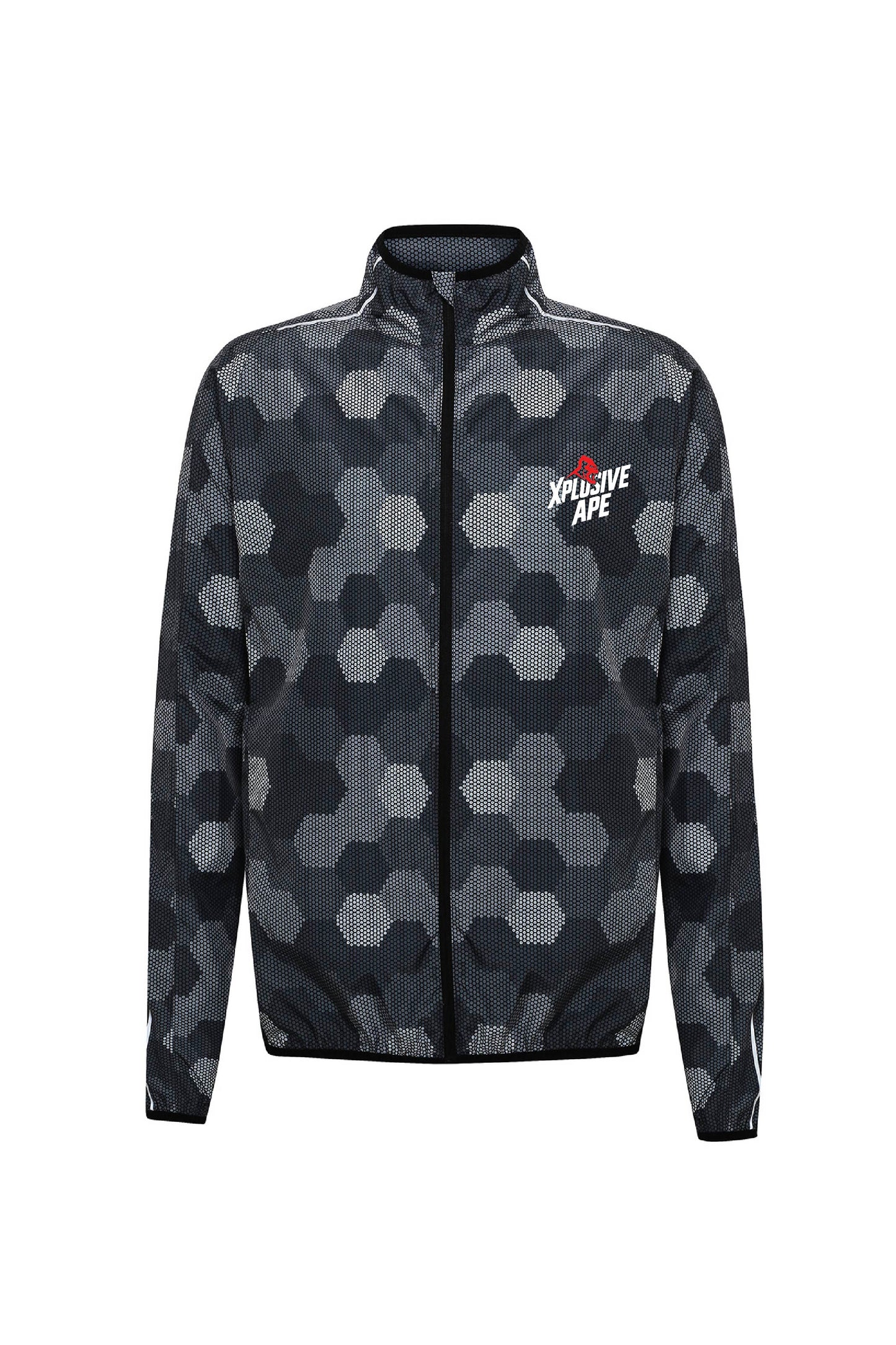 XAPE Stencil Logo Fitness Jacket - Black