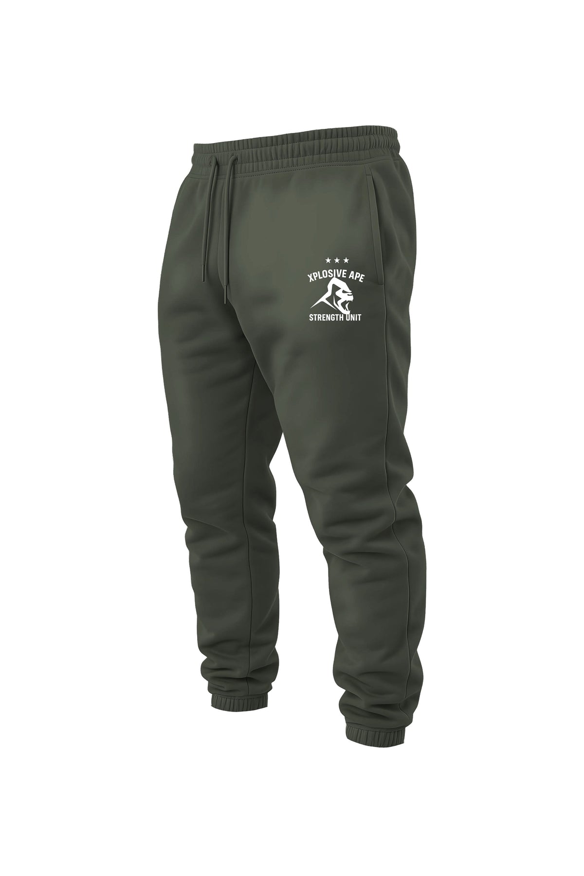 XAPE Strength Unit Joggers - Olive Green