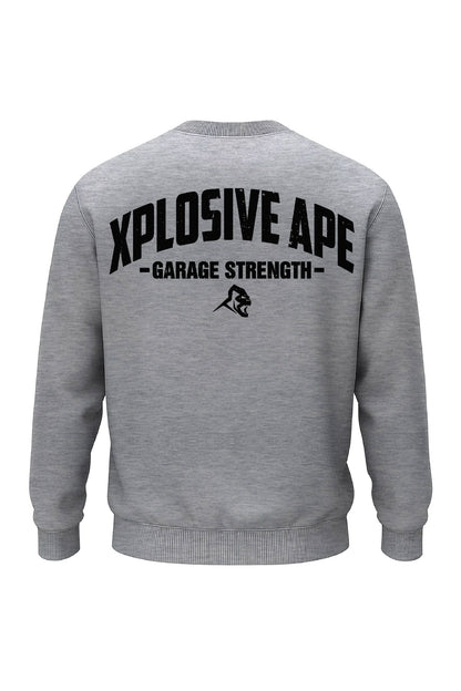 XAPE Garage Strength V2 Sweatshirt - Sports Grey