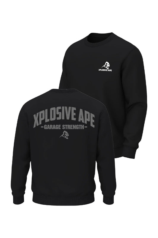 XAPE Garage Strength V2 Sweatshirt - Black