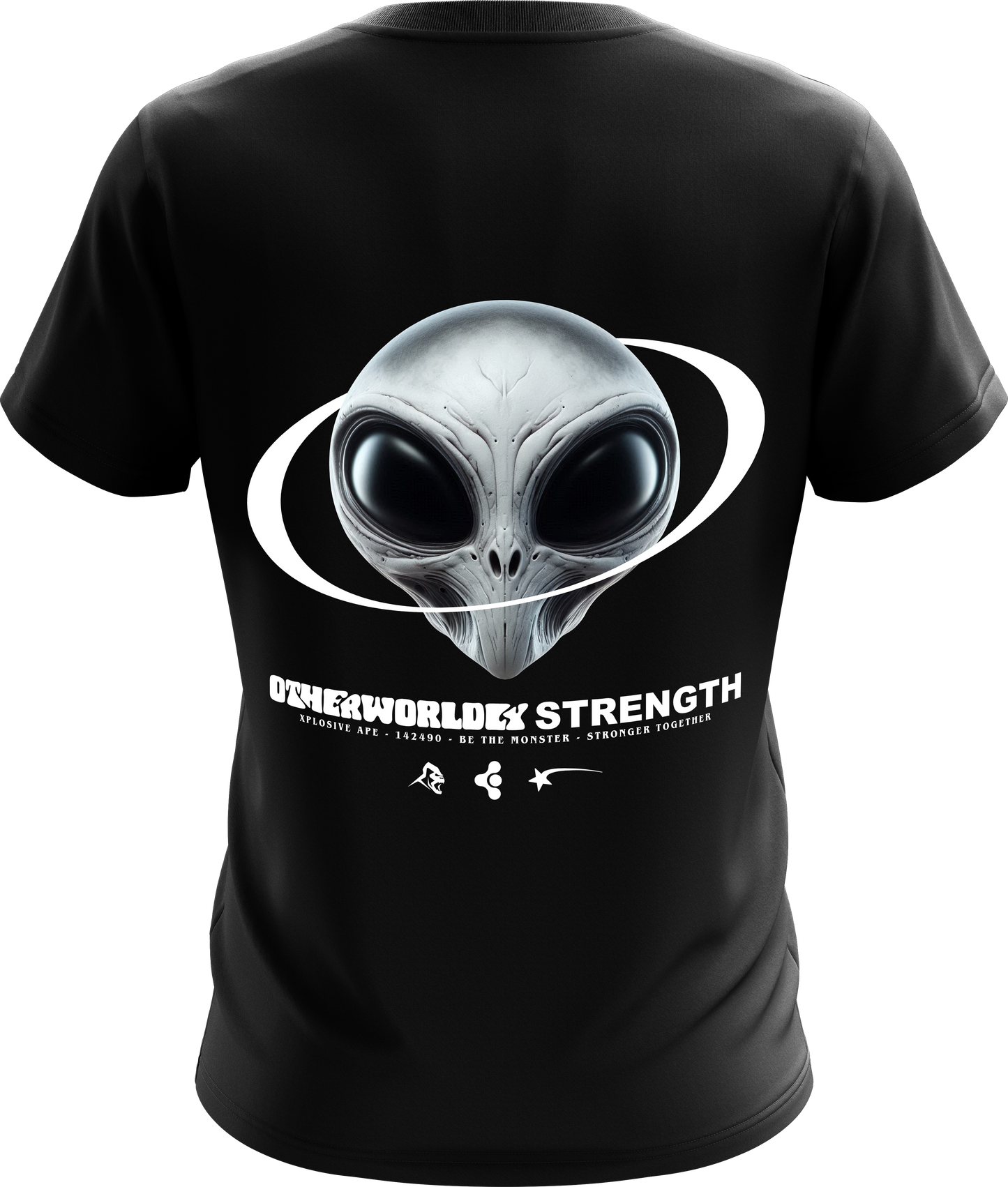 XAPE Otherworldly Strength Tee - Black