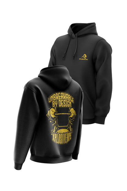 XAPE Unbreakable V2 String Hoodie - Black