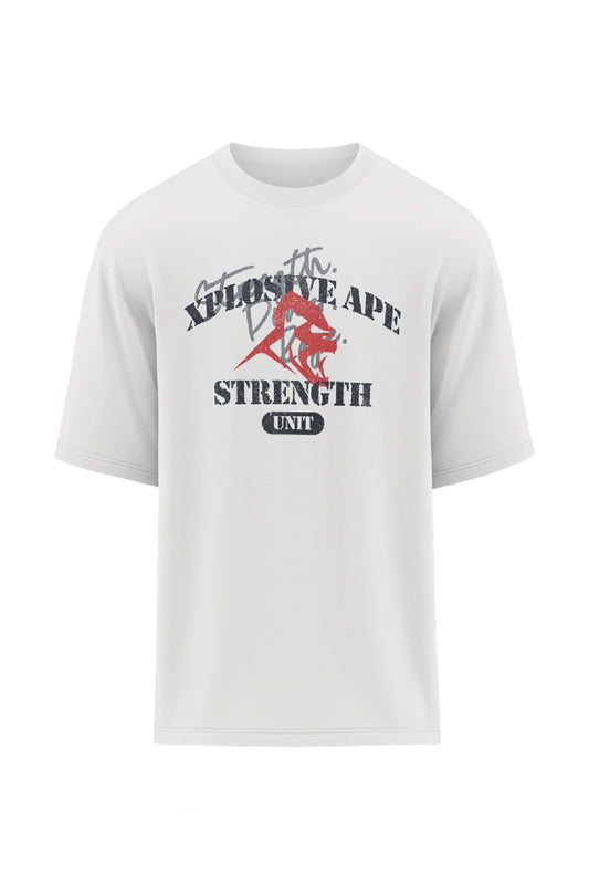 XAPE Primal Unit V2 Oversized Tee - White