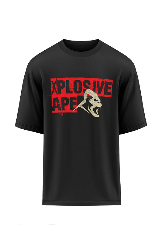 XAPE Apex Icon Oversized Tee - Black