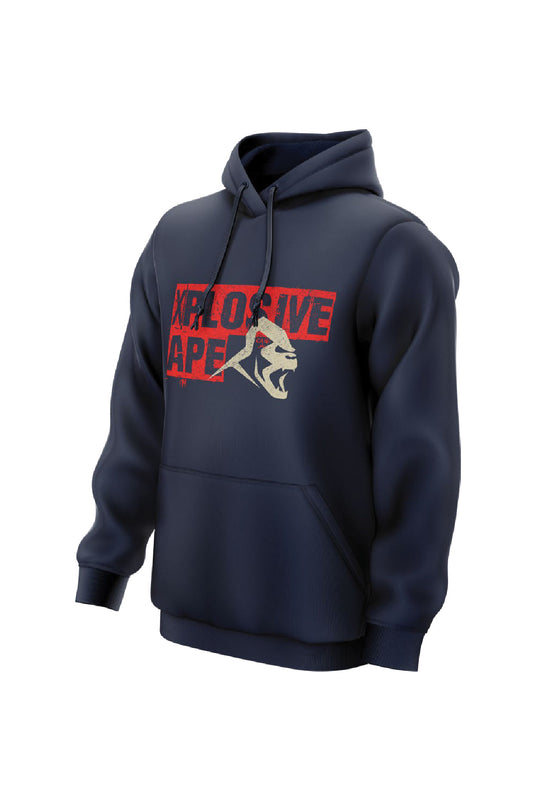 XAPE Apex Icon String Hoodie - Navy
