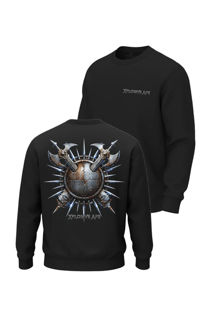 XAPE Warlord Crest Sweatshirt - Black
