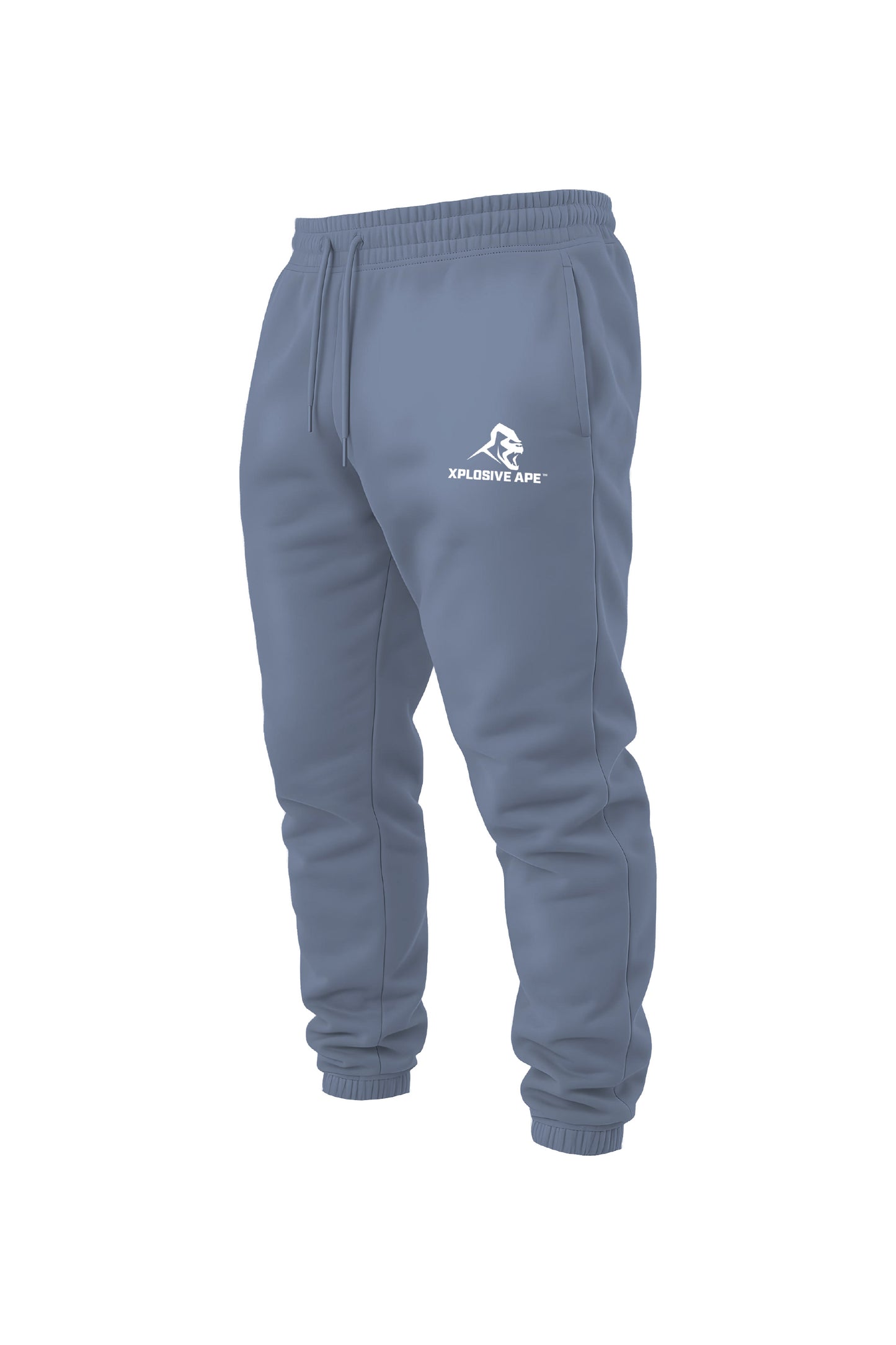 XAPE Prime Logo Joggers - Dusty Blue