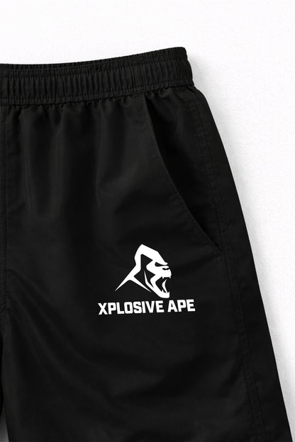 XAPE Classic Logo Mesh Shorts - Black