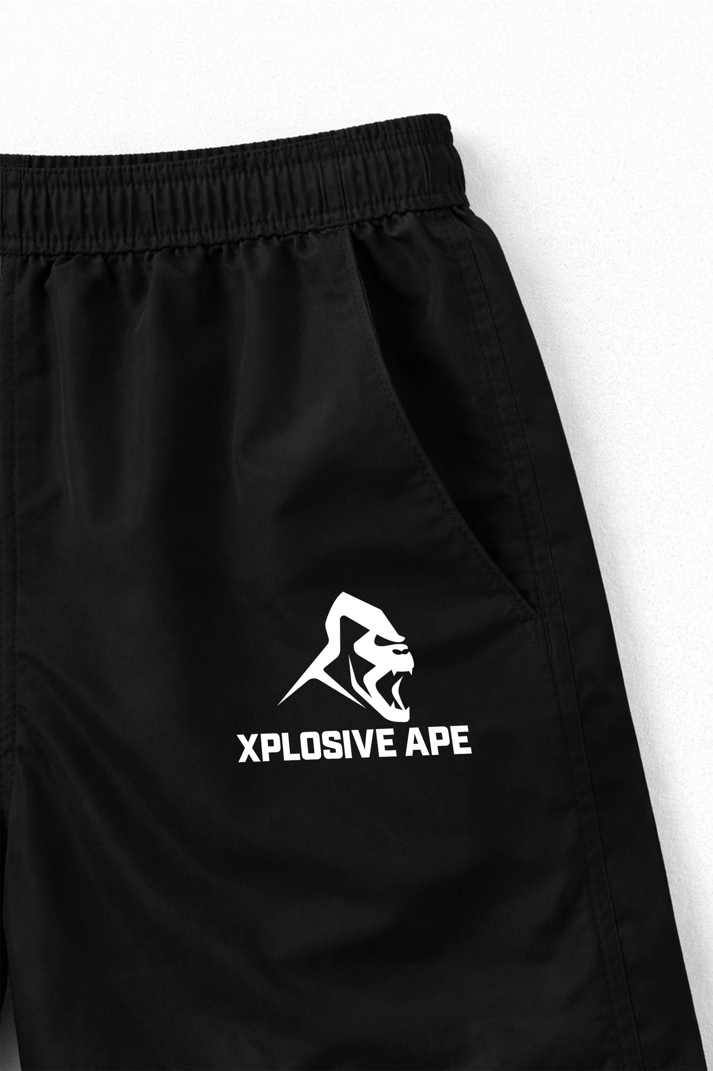 XAPE Classic Logo Performance Shorts - Black