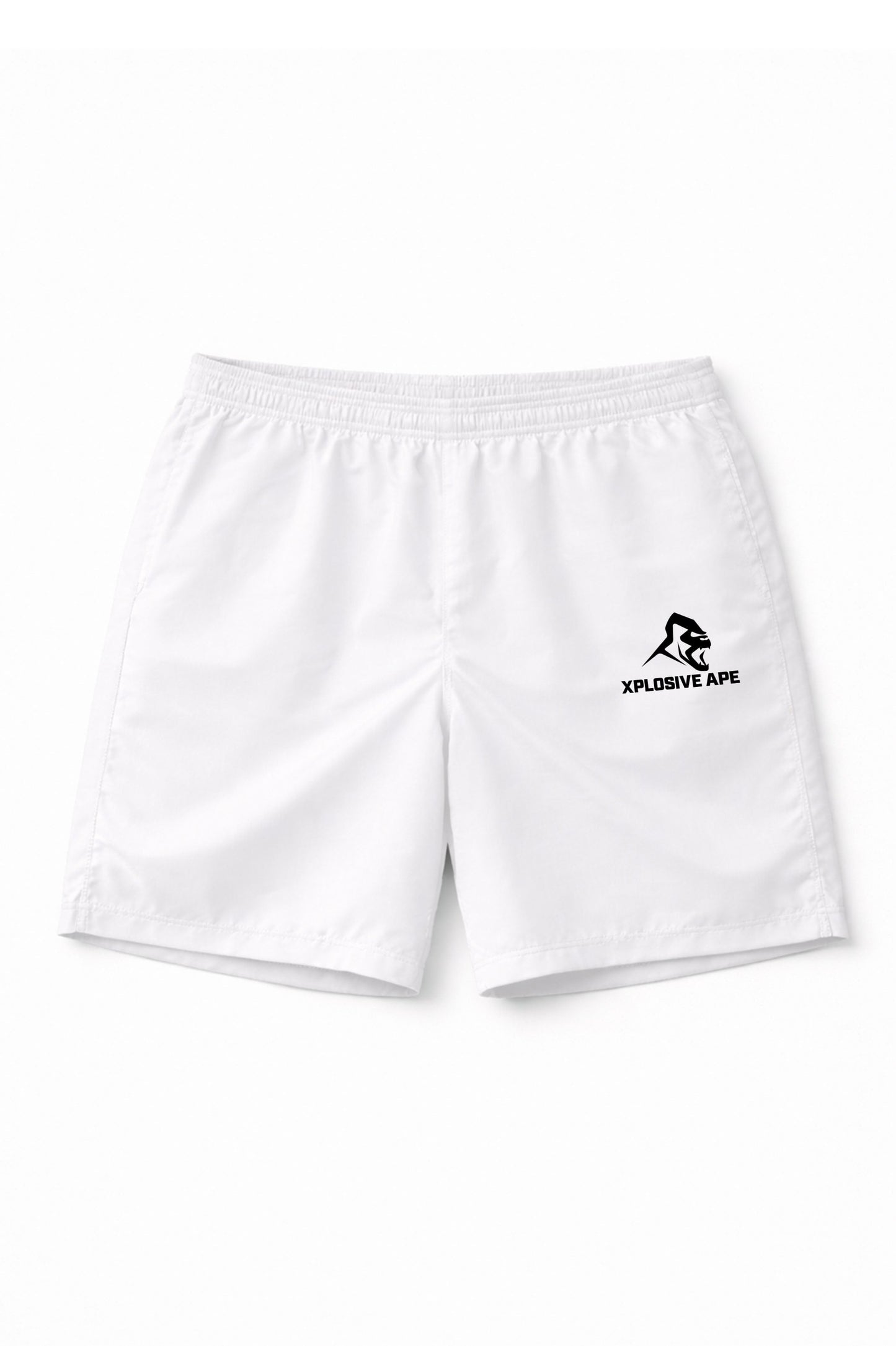 XAPE Classic Logo Performance Shorts - White