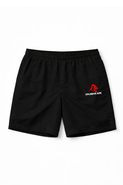 XAPE Original Logo Performance Shorts - Black