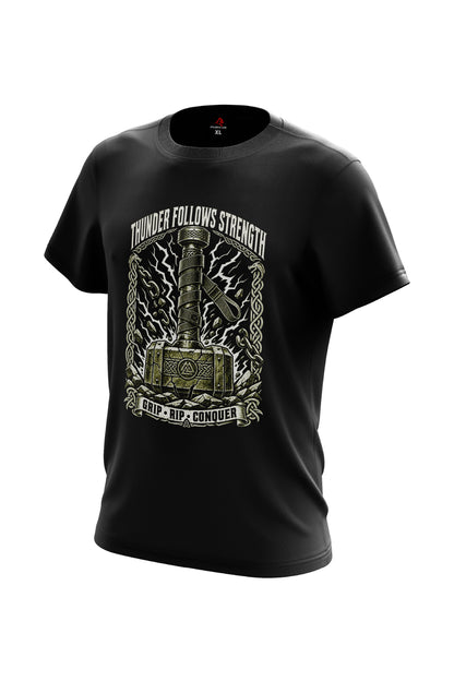XAPE Thunder Follows Strength Tee - Black