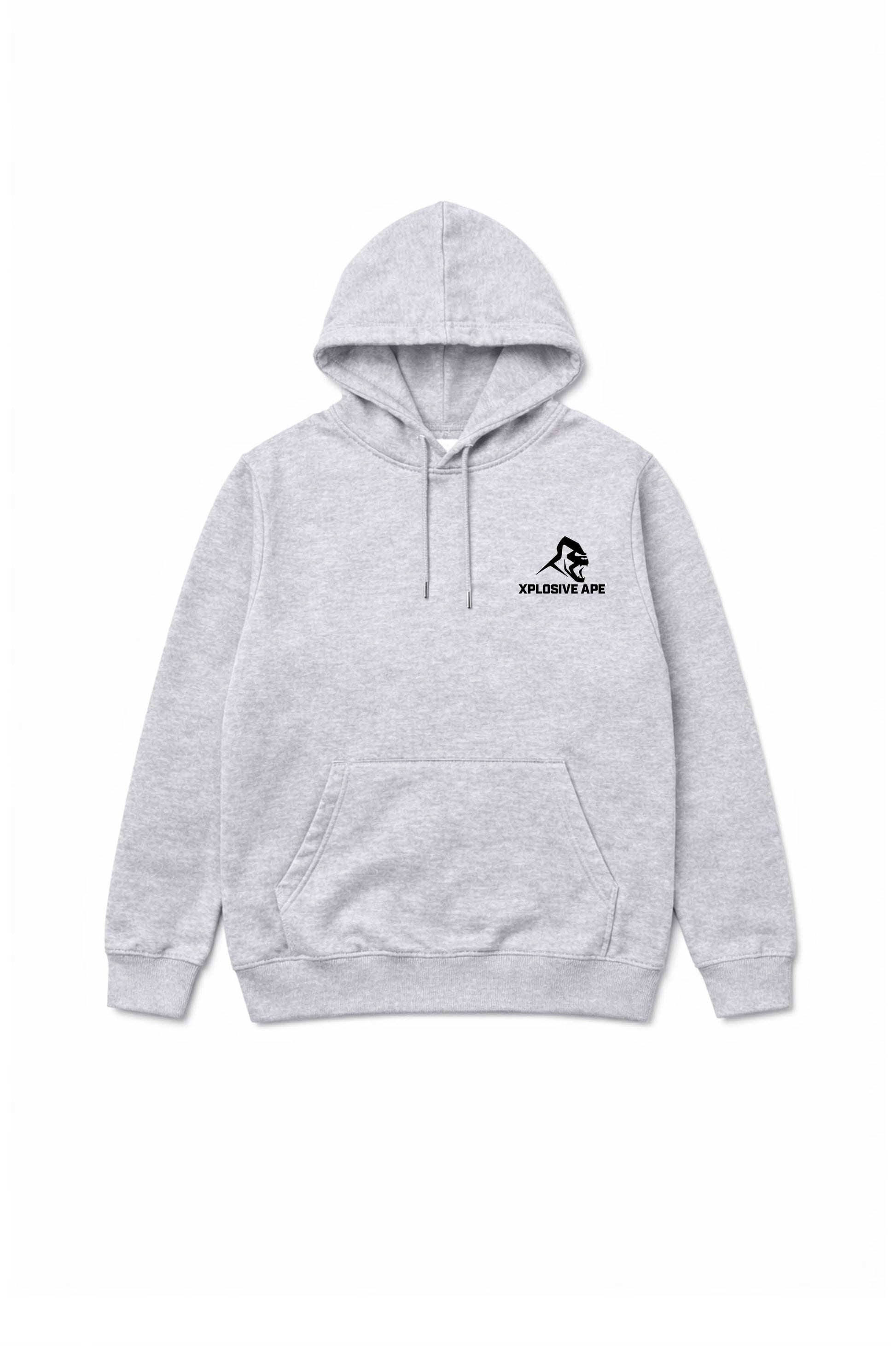 XAPE Ape Smash String Hoodie - Sports Grey