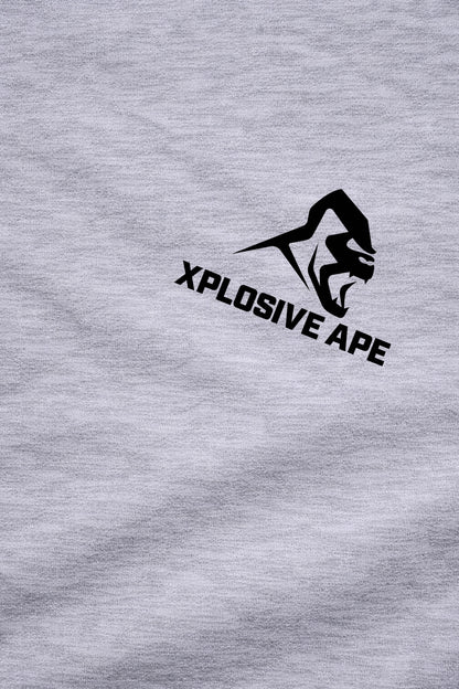 XAPE Ape Smash String Hoodie - Sports Grey