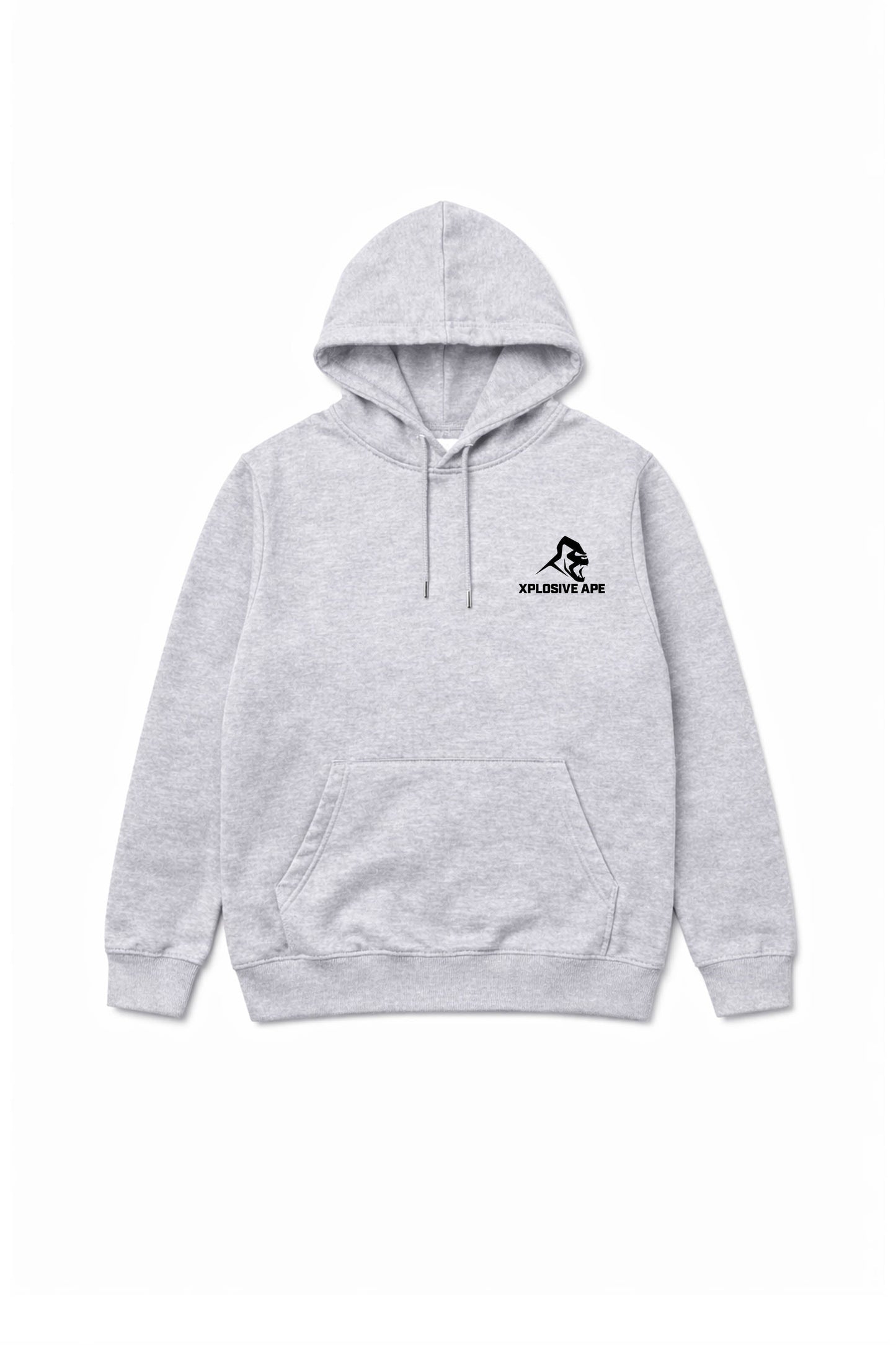 XAPE Ape Smash String Hoodie - Sports Grey