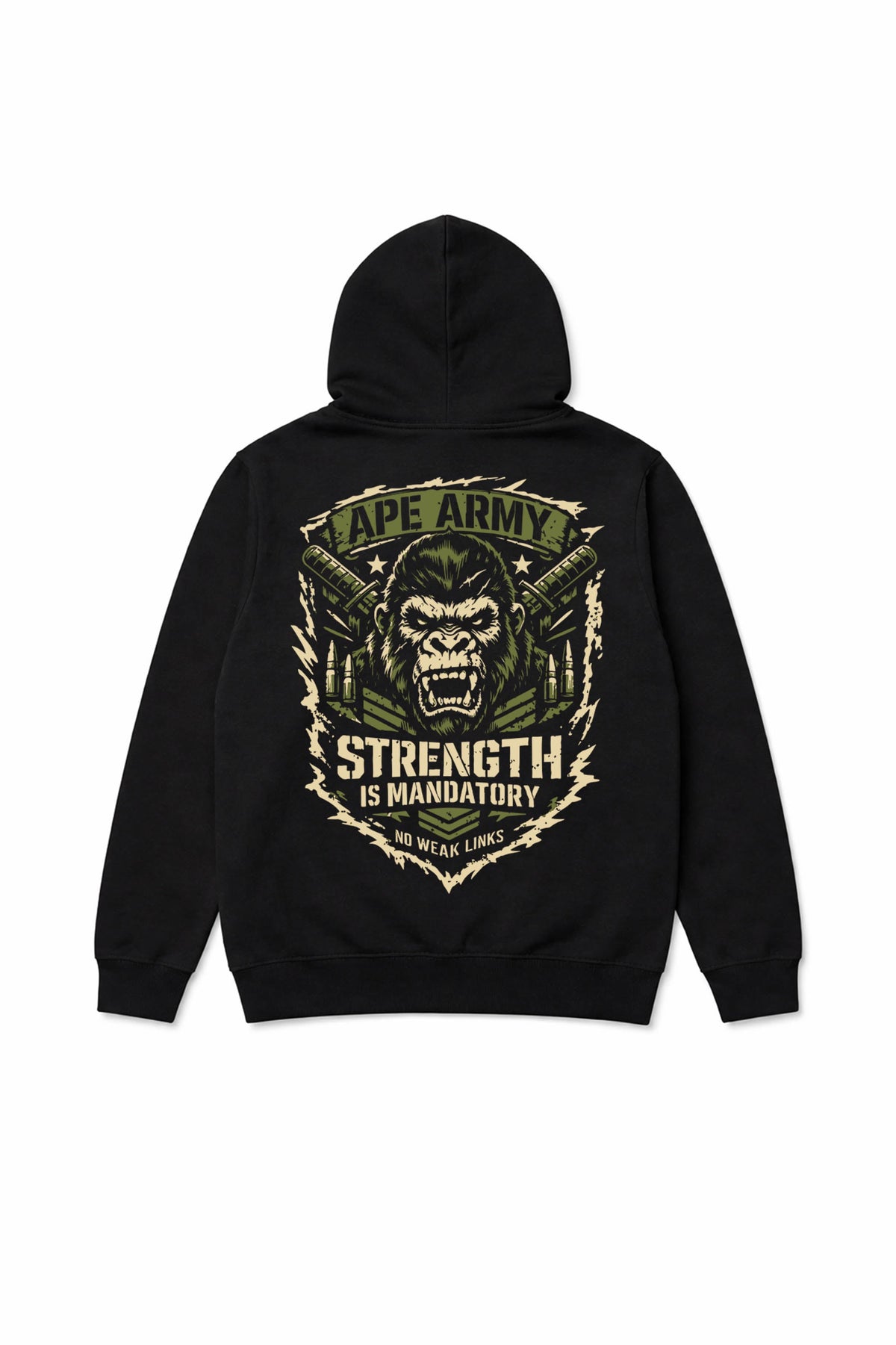 XAPE Army Hoodie - Black