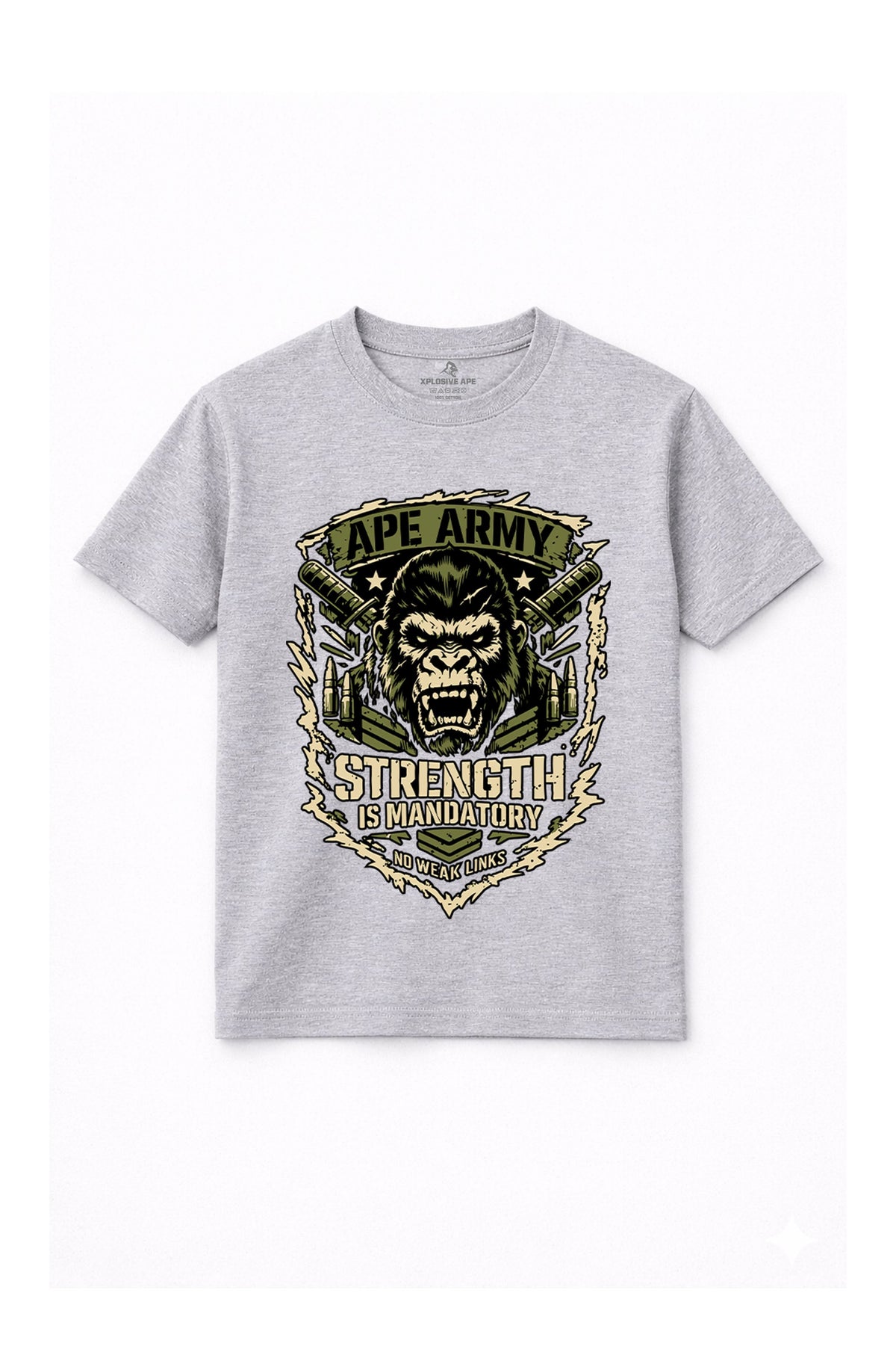 XAPE Army Tee - Sports Grey
