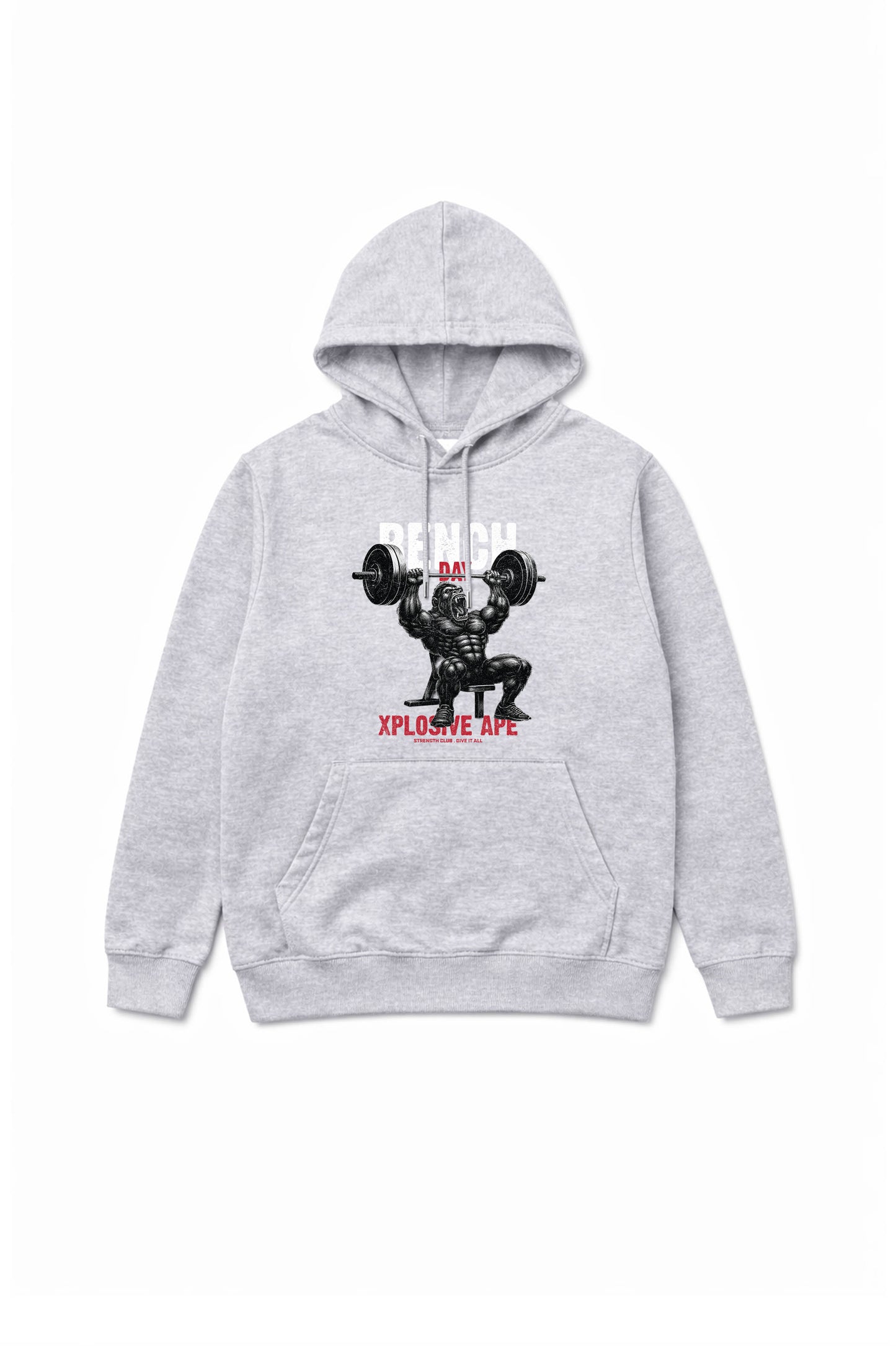 XAPE Bench Day V4 String Hoodie - Sports Grey