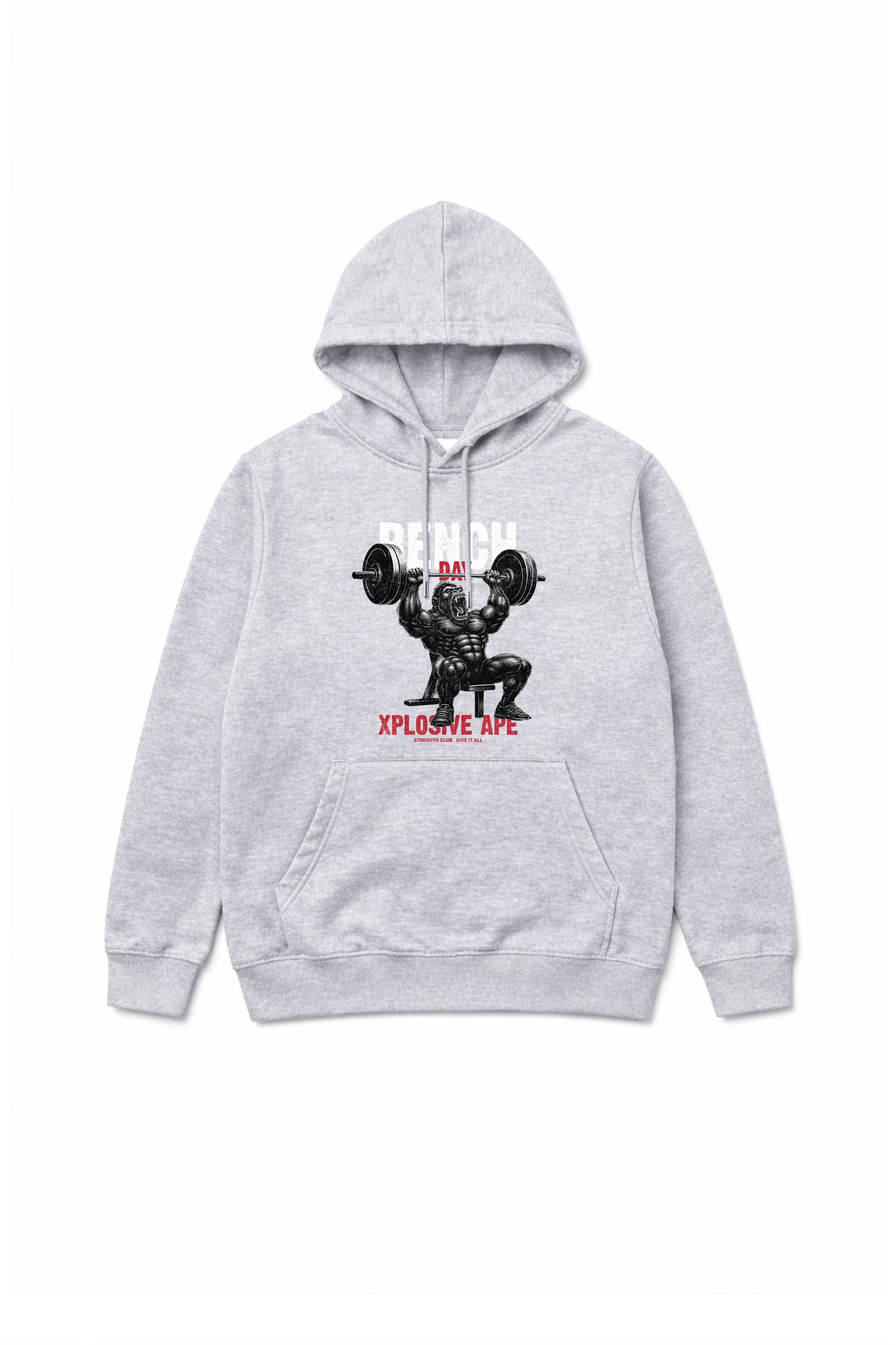 XAPE Bench Day V4 String Hoodie - Sports Grey