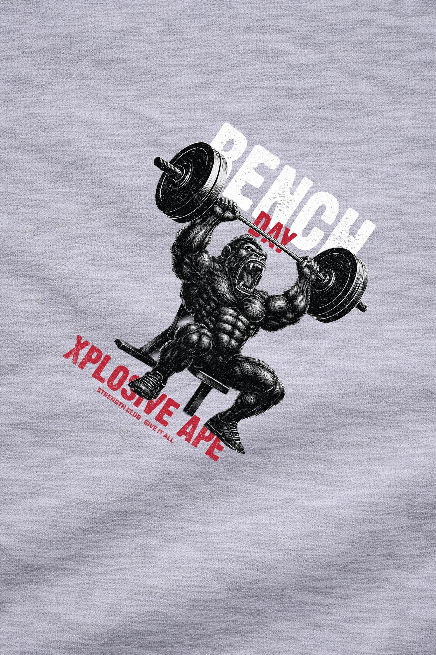 XAPE Bench Day V4 String Hoodie - Sports Grey