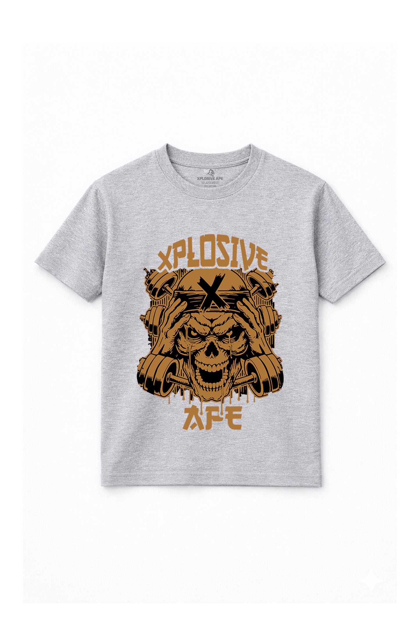 XAPE Brain Food Tee - Sports Grey