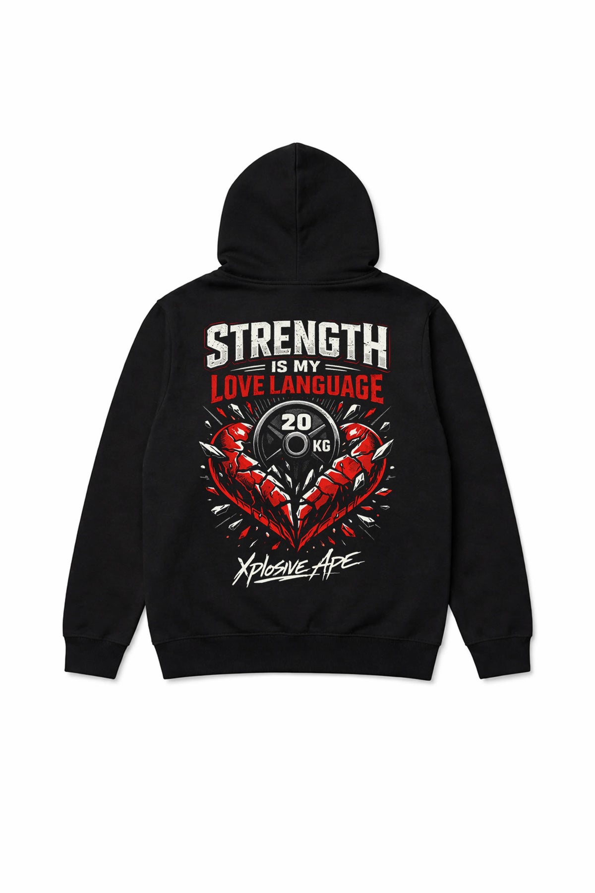 XAPE Broken String Hoodie - Black